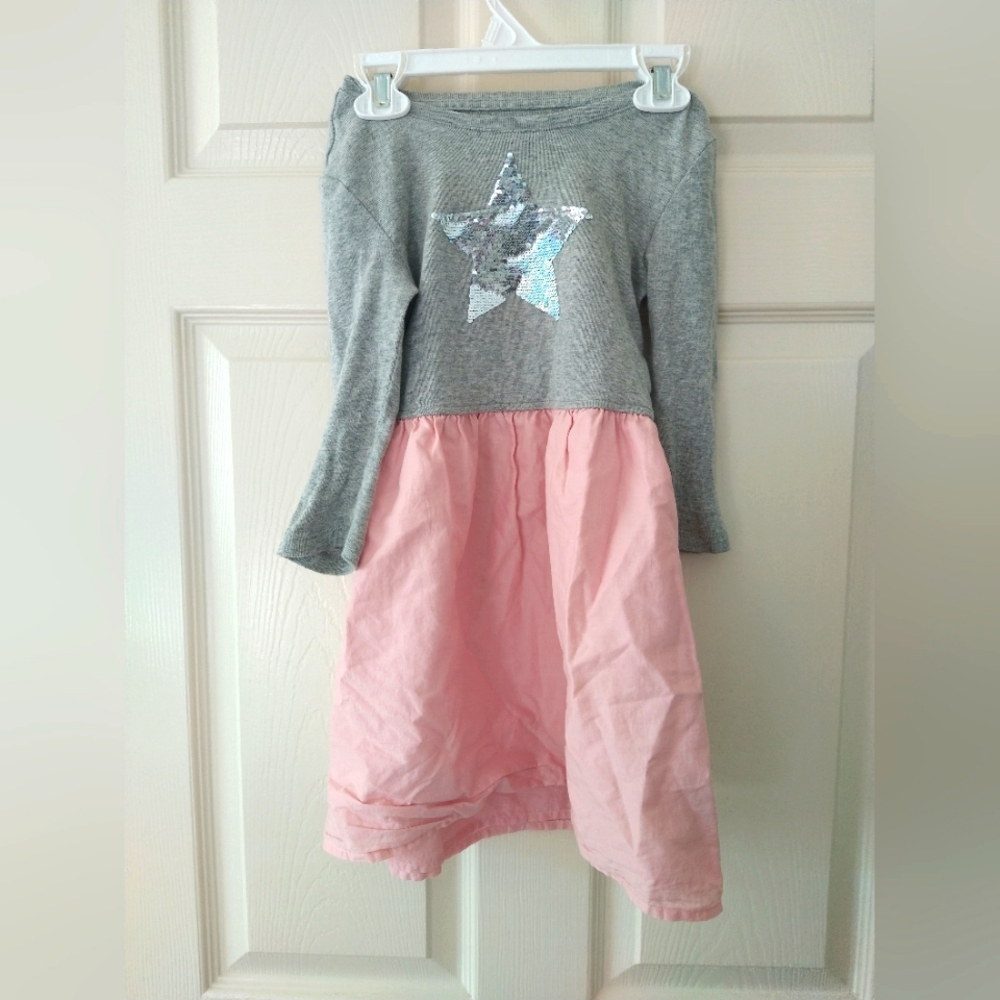 Girls Gap Sequin Star Dress